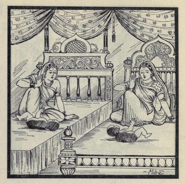 picture of Jarasanda being killed by Bheema